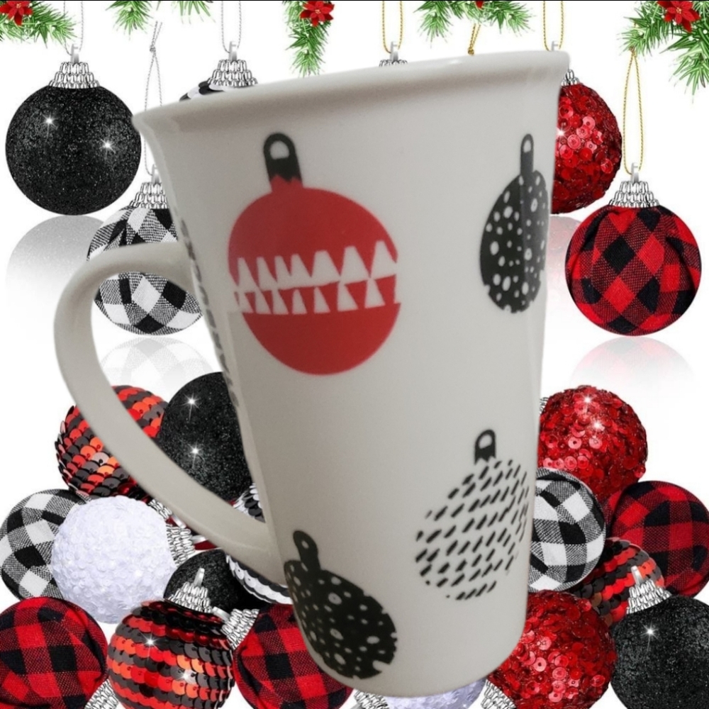Starbucks "2016" Tall Red and Black Coffee/Tea Mug